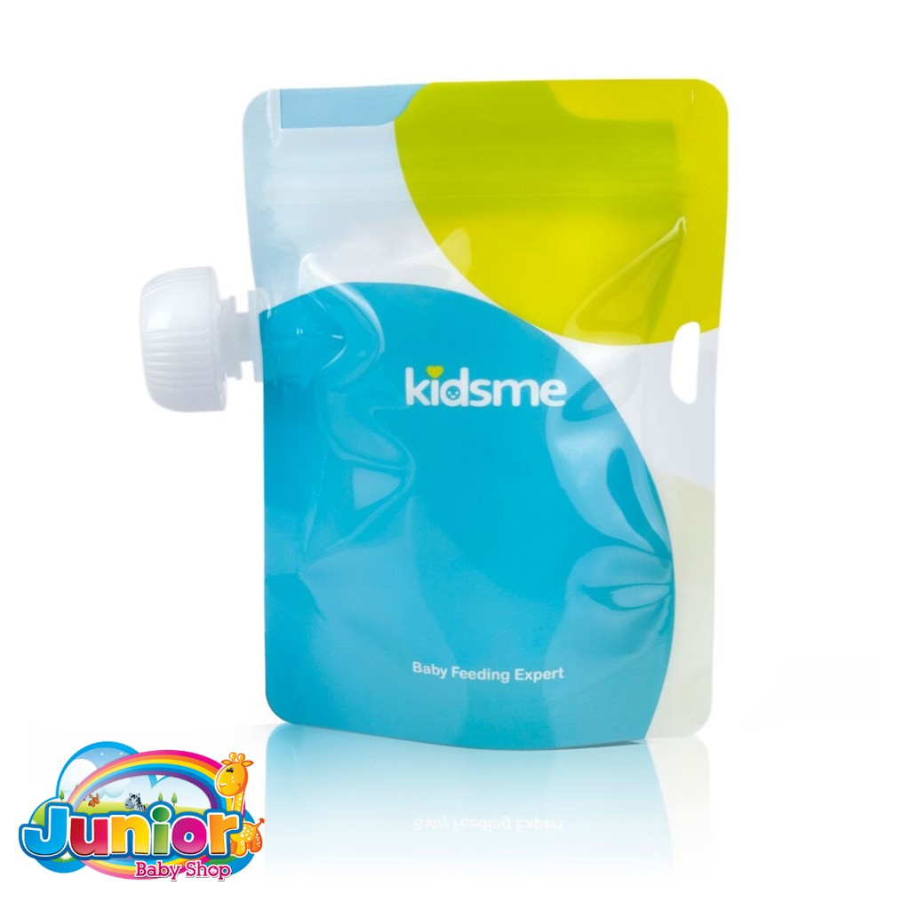 Kidsme Reusable Food 2 Pouch With 1 Adaptor 160499