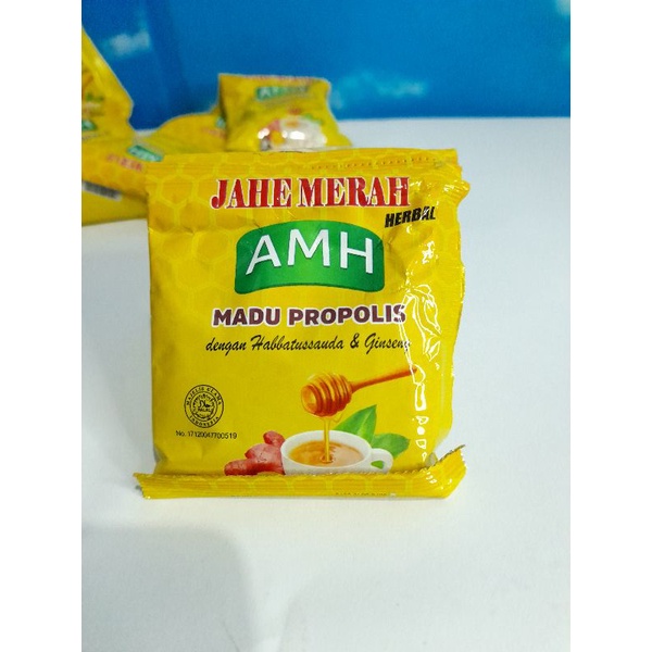 

JAHE MERAH HERBAL AMH MADU PROPOLIS. HABBATUSSAUDA DAN GINGSENH PER SACHET