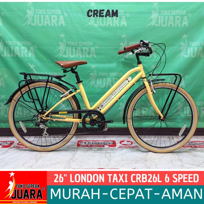 SEPEDA CITY BIKE LONDON TAXI CRB26L 26 INCH