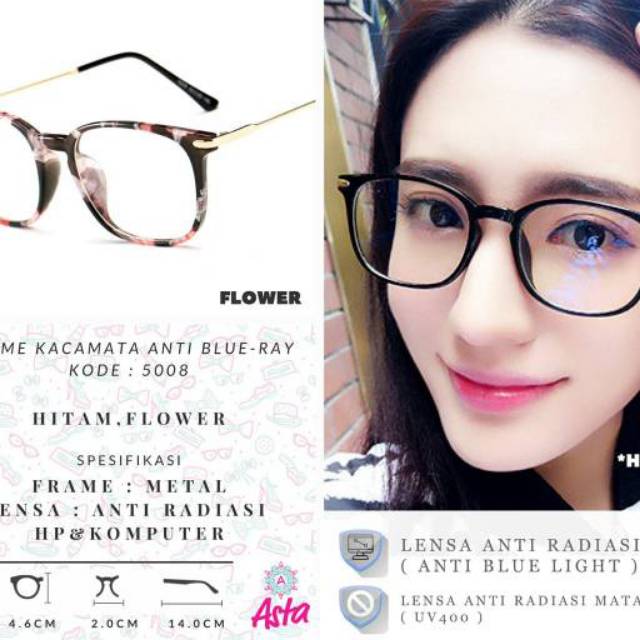 5008 -  Kacamata Anti Blue Ray Import