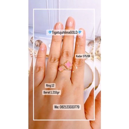 Cincin Vancleef Pink 8K