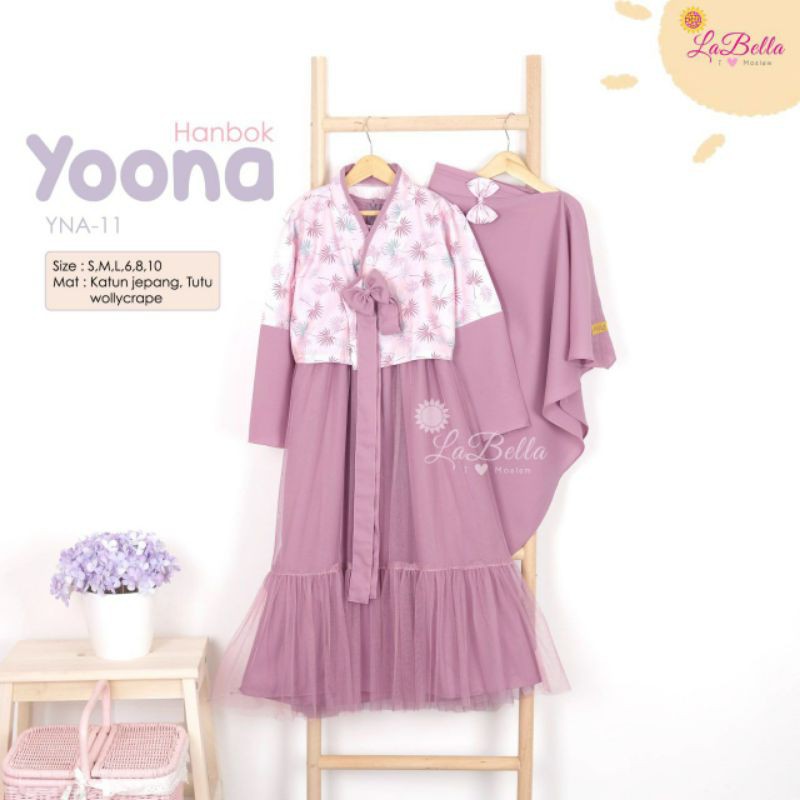 Yoona gamis anak original by Labella