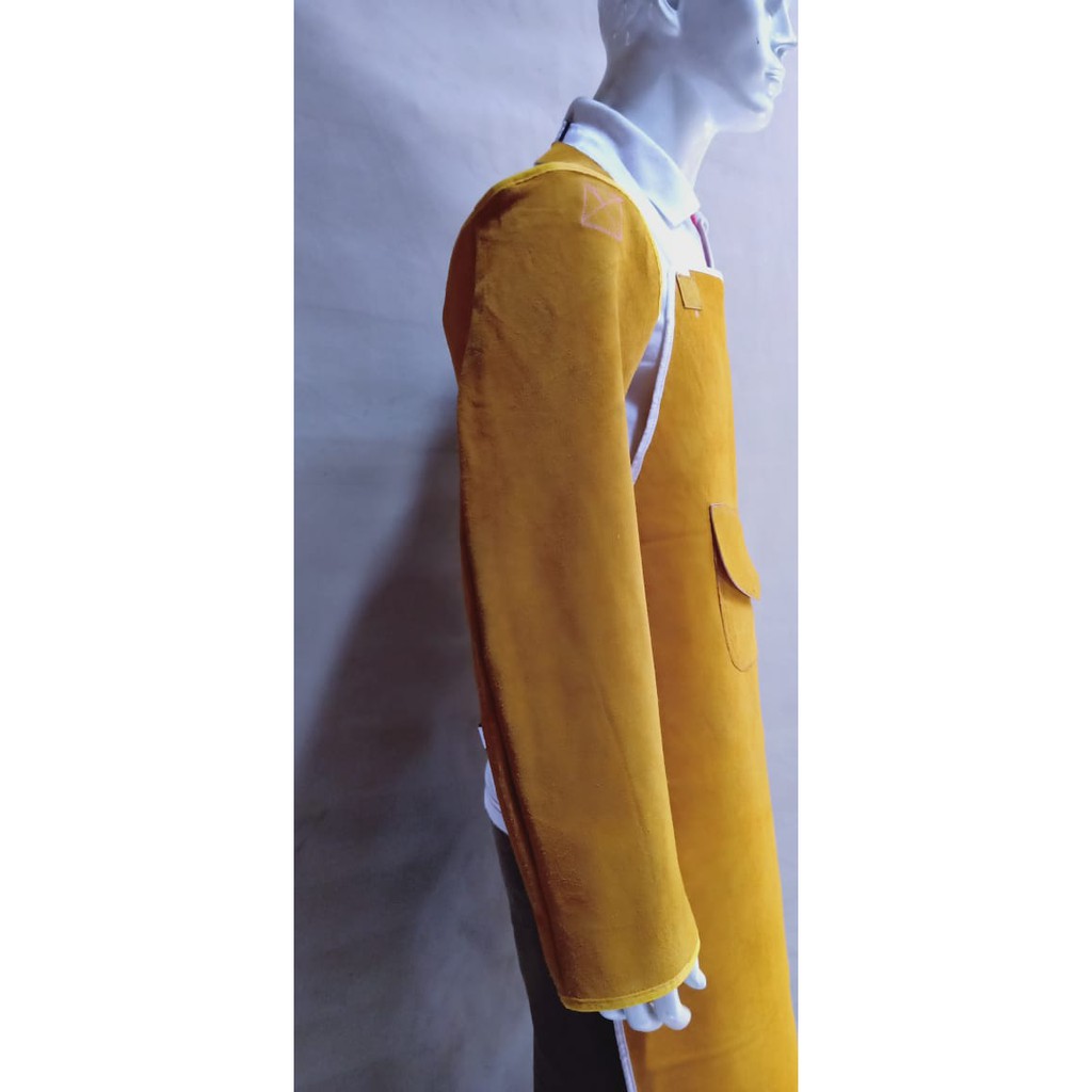 LEATHER SLEEVE YELLOW Arm Lengan Kulit Kuning/arm lengan yutaka Tan murah