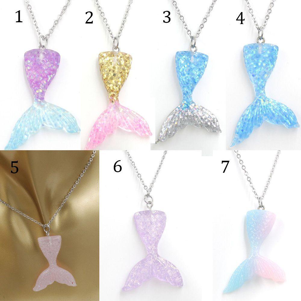 Kalung Rantai Kaitan LILY Beauty Mermaid Alloy Stainless steel