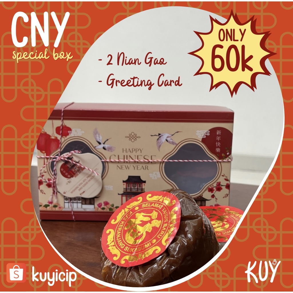 

Hamper CNY Imlek Special Box Kue Keranjang / Chinese New Year