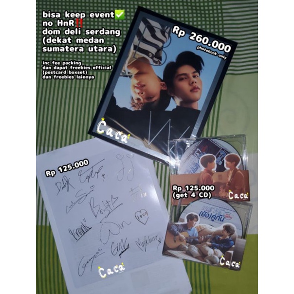 photobook brightwin, boxset still together, CD boxset still together, clear sign all cast, tine plus