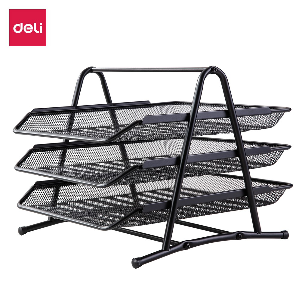 

Deli Rak File 2/3 tingkat - Warna Hitam bahan logam tahan lama E918