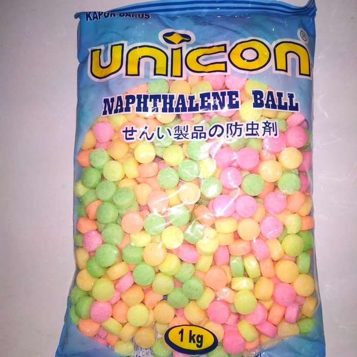 Kapur Barus / Kamper Kiloan Unicon 1 Kg Warna Warni