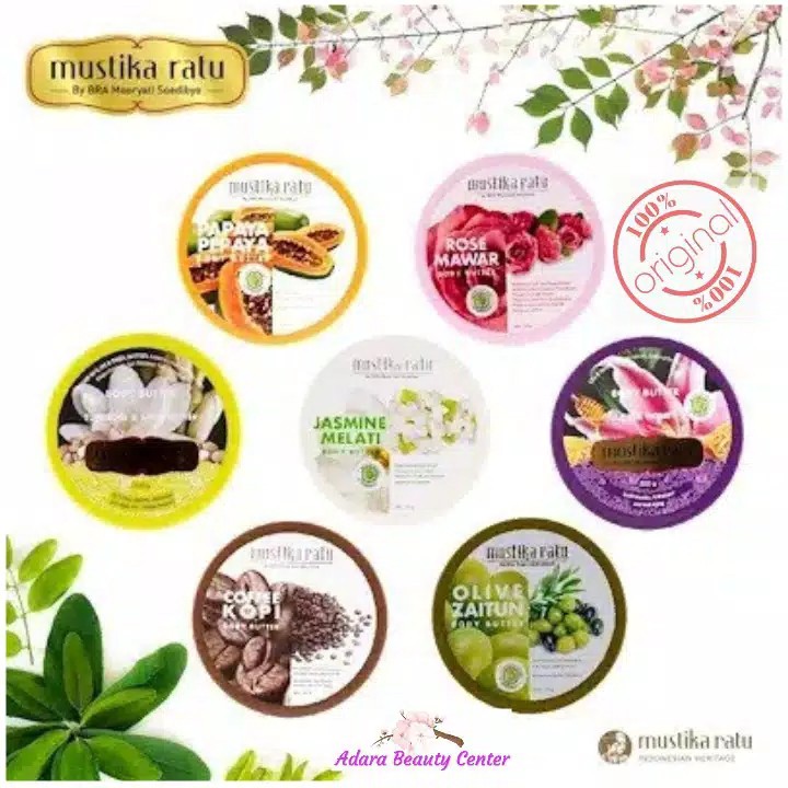 MUSTIKA RATU Body Butter &amp; Body Scrub Series 200ml