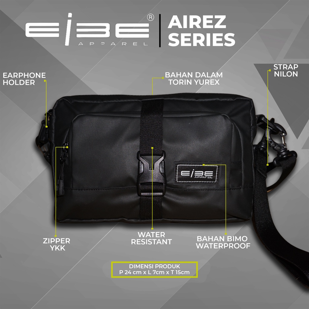 tas selempang premium waterproof slingbag tas handbag eibe [ AIREZ ]