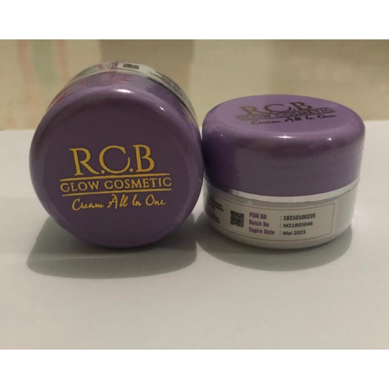 CREAM RCB GLOW ECER (STEP 1)NEW kemasan