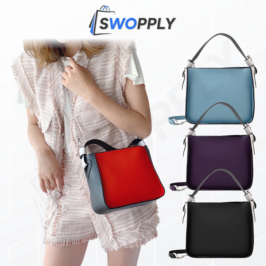 Swopply - SW1368 Tas Selempang Terlaris Tas Jinjing Color Sling Bag Wanita Hand Bag