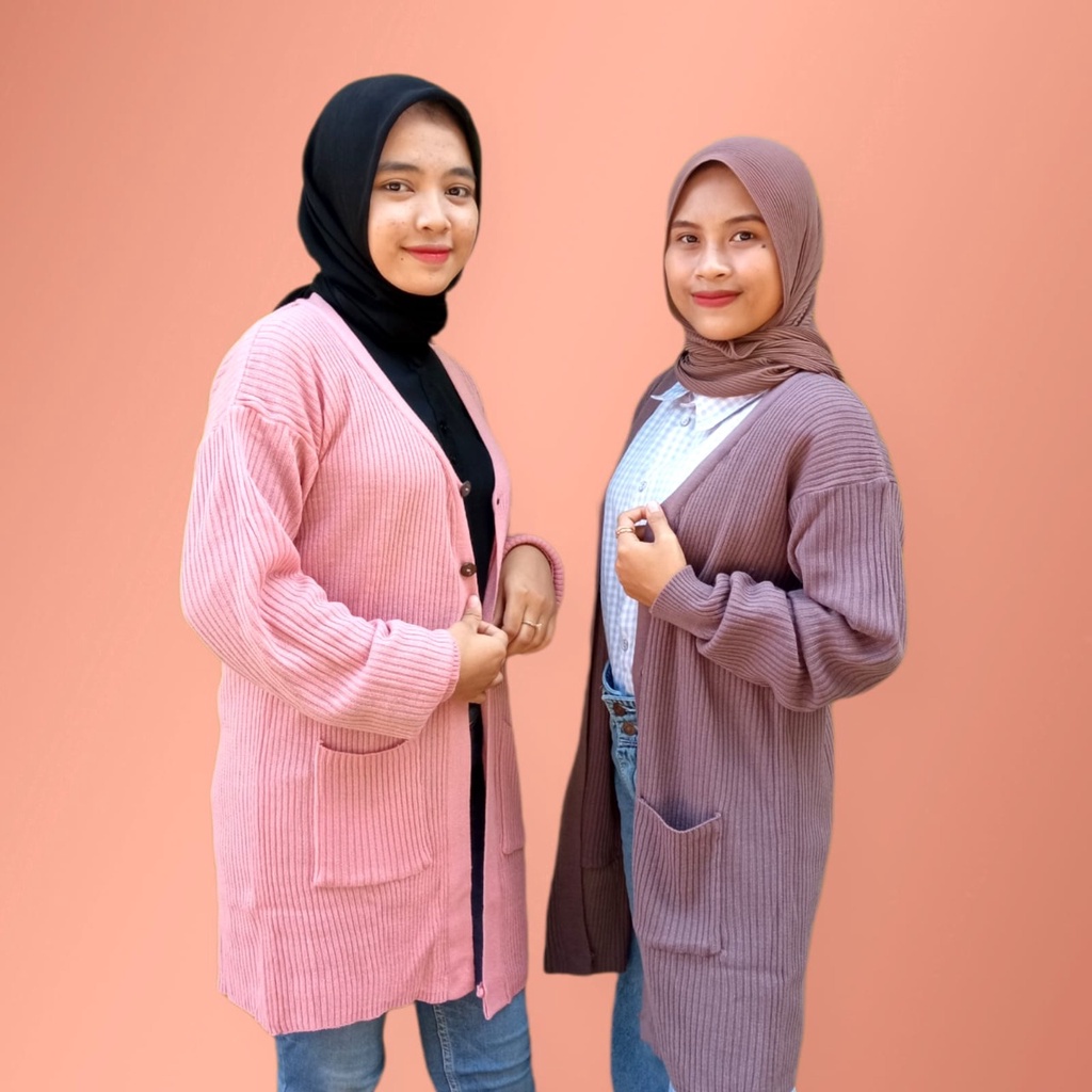 BELLE CARDY KANCING / KNITTED LONG BELLE KANCING / KOREAN STYLE / BELLE KANCING OVERSIZE / KARDIGAN WANITA TERBARU / CARDYGAN RAJUT WANITA