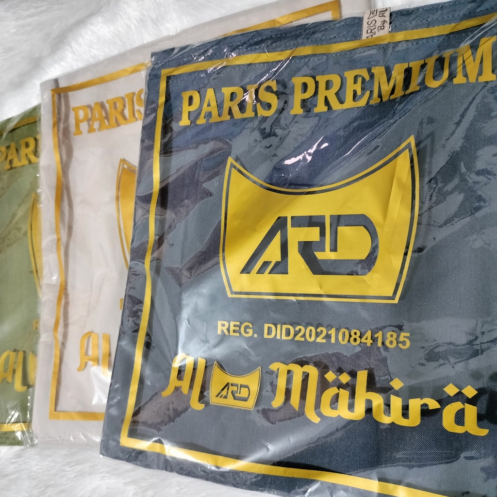 Hijab Segi Empat Paris Premium Polos Original | Jilbab Segi Empat Paris Premium Jahit Tepi Anti Letoy | 100% Al Mahira