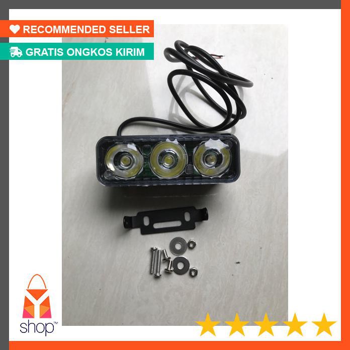 CUCI GUDANG  RTD E03 Lampu Sorot Tembak LED TEMBUS KABUT STROBO