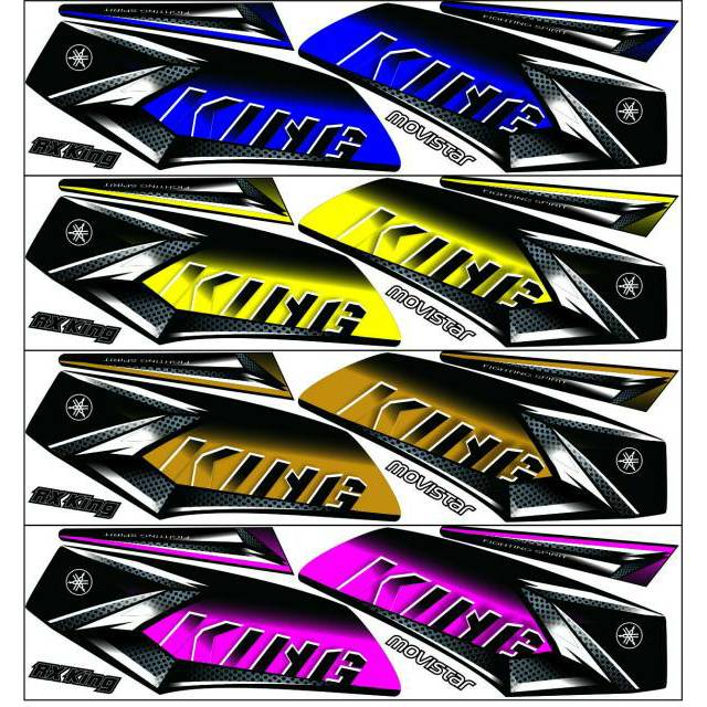 Striping RK king list Variasi motor Yamaha Rx king