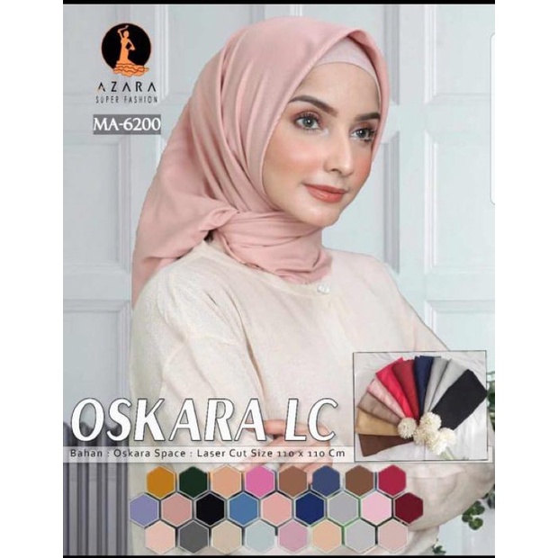 Segiempat Polos Oskara Laser Cut Jilbab Segiempat Laser Cut Polos Oskara