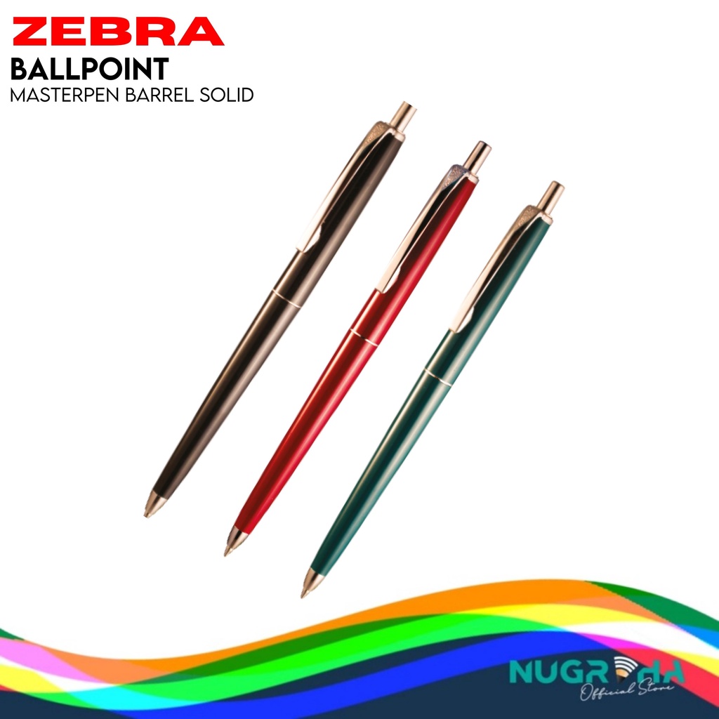 

BALLPOINT / PULPEN ZEBRA MASTERPEN BARREL SOLID