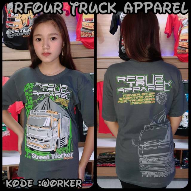 Kaos Rfour truck apparel ori diskon 10% caner by rfourclothing by rfour truck apparel