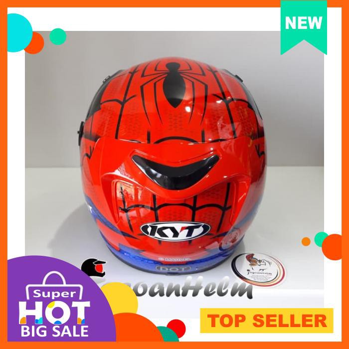 Kyt Helm K2 Rider Spiderman | Red Blue | Full Face