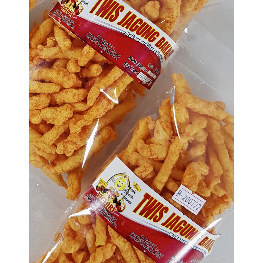 

Victory Snack - Camilan Twis Jagung Bakar / Cetos murah isi 100 gr