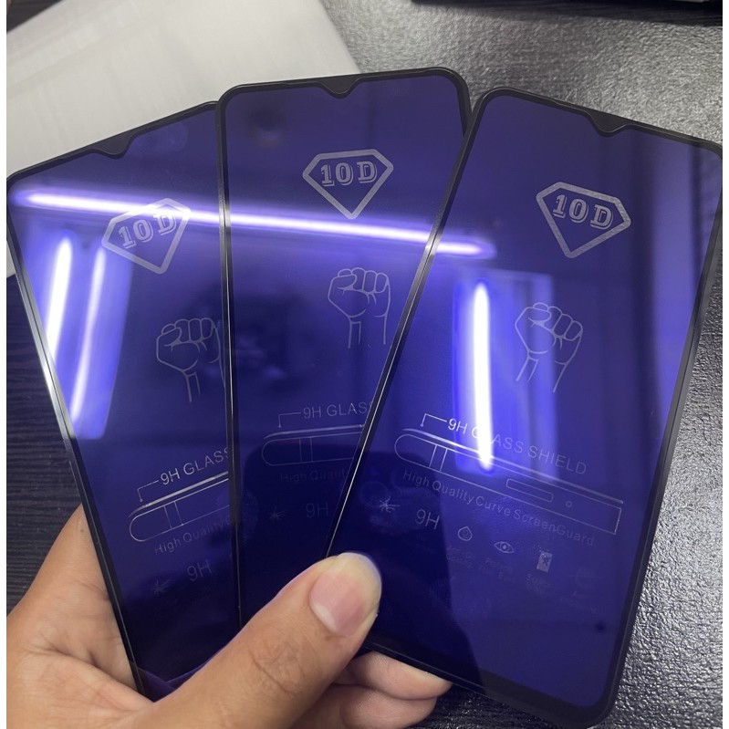 [GROSIR] Tempered Glass Blue Full Anti Gores Blue Light Radiasi 10D Melindungi Mata ALL TIPE (CEK DESKRIPSI)