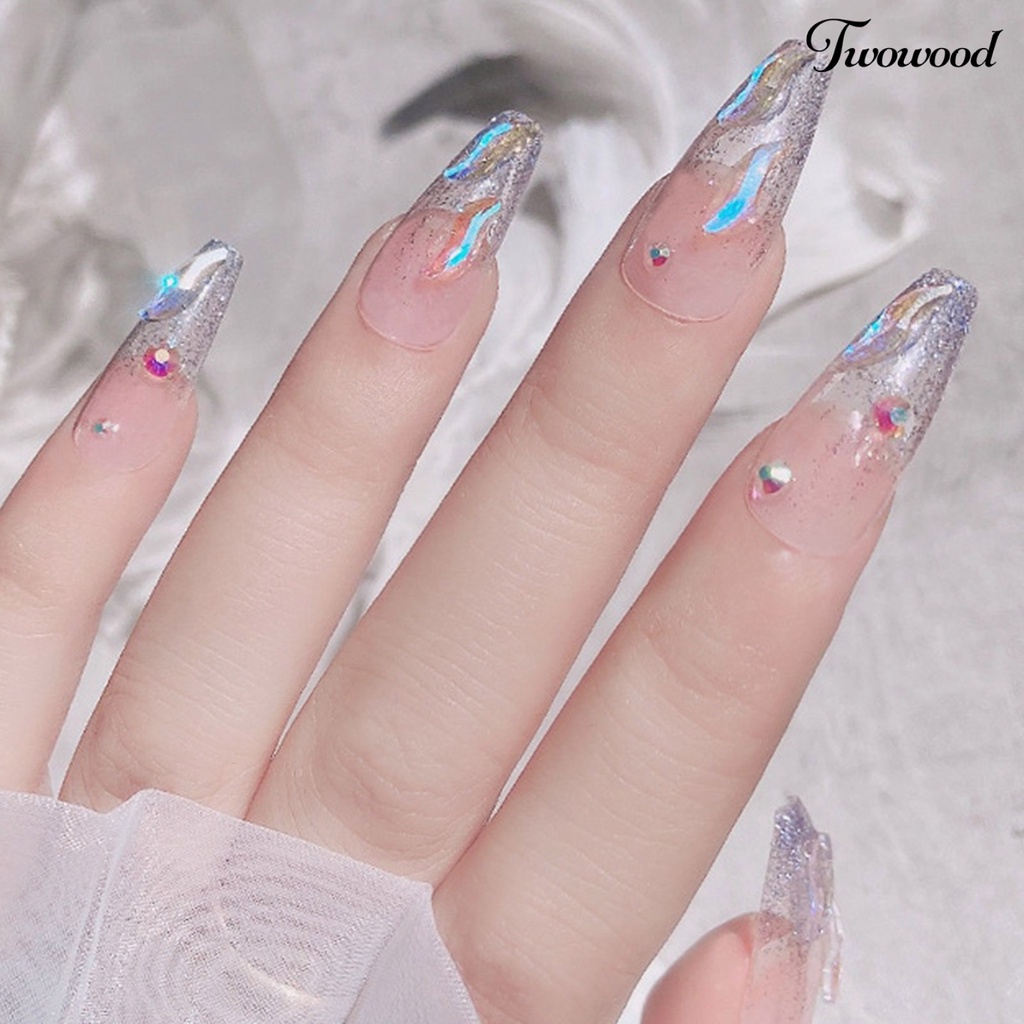 Berlian Imitasi Bentuk Irregular Untuk Dekorasi Nail Art