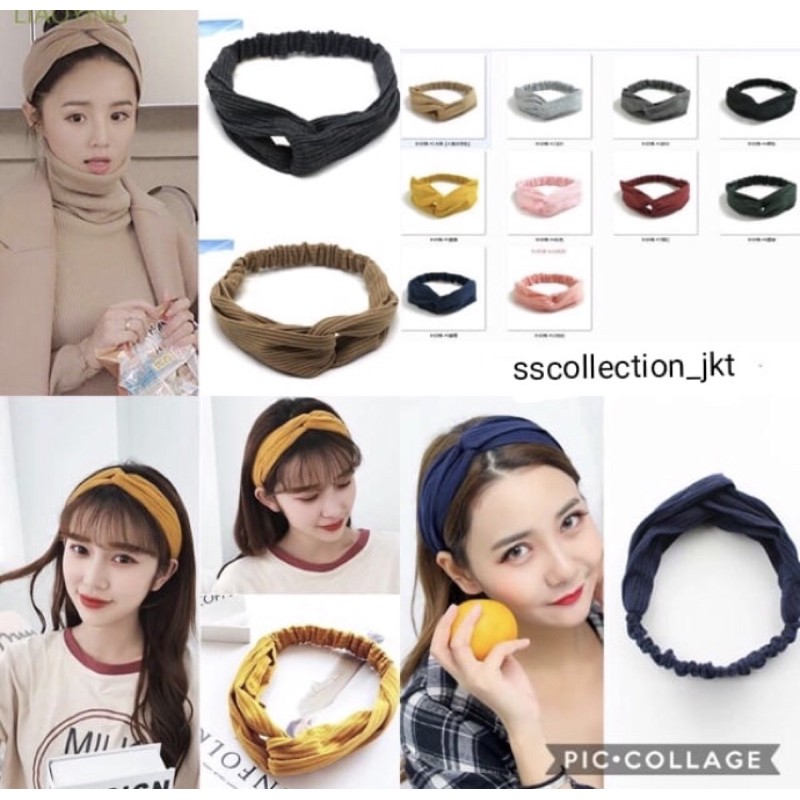 [COD] Bando Salur Polos Motif / Bando korean style PEKANBARU