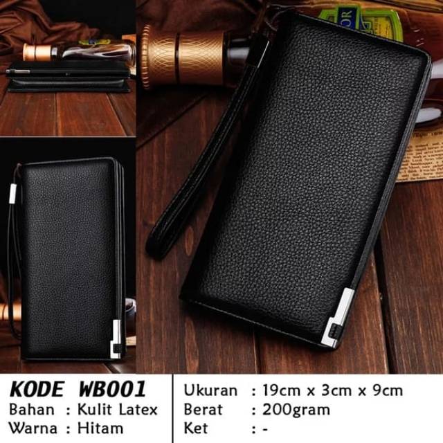 Best seller Dompet cowok pria dompet panjang kulit WB001 ko