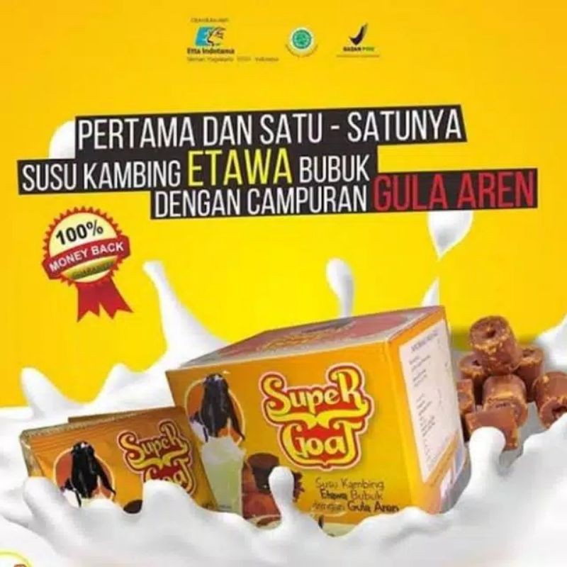 

super goat- susu kambing etawa dengan gula aren