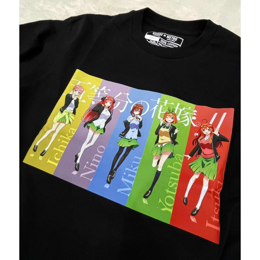 Tshirt Go-Toubun no Hanayome Anime Manga Premium