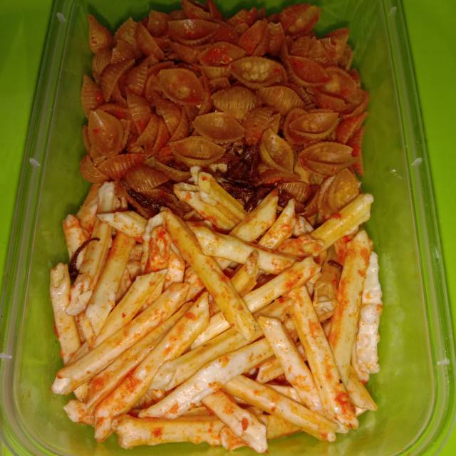 

Mix potato stik & makroni kerang balado