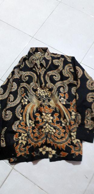Batik Pria Lengan Panjang Batik Anak Hrb026 Motif Keratonan Kode 002 Size M L Xl Xxl Reguler Seller