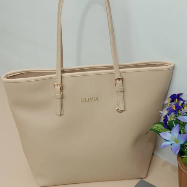 KUSHI BAG KREM/INITIAL BAG