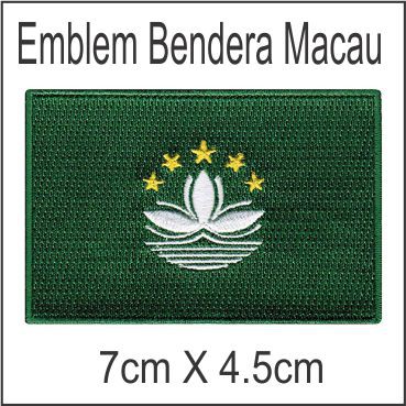 Macau Emblem Bordir Badge