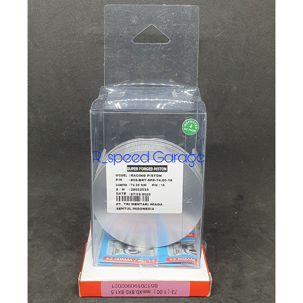 SUPER FORGED PISTON BRT 74.00 PIN 15