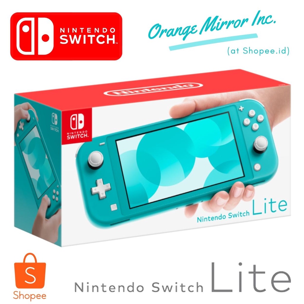 ⭐ Nintendo Switch™ LITE : TURQUOISE ⭐ Console Machine | konsol mesin video game super nintendo niten