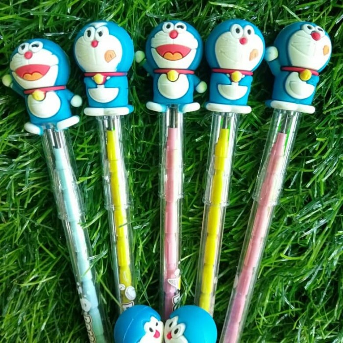 

Kusus Hari Ini Pensil Susun Karakter Doraemon Isi 12 Pcs Gilaa!!!