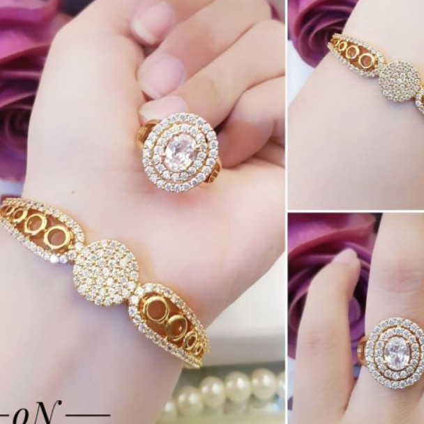 Xuping Set Gelang dan Cincin Gc660