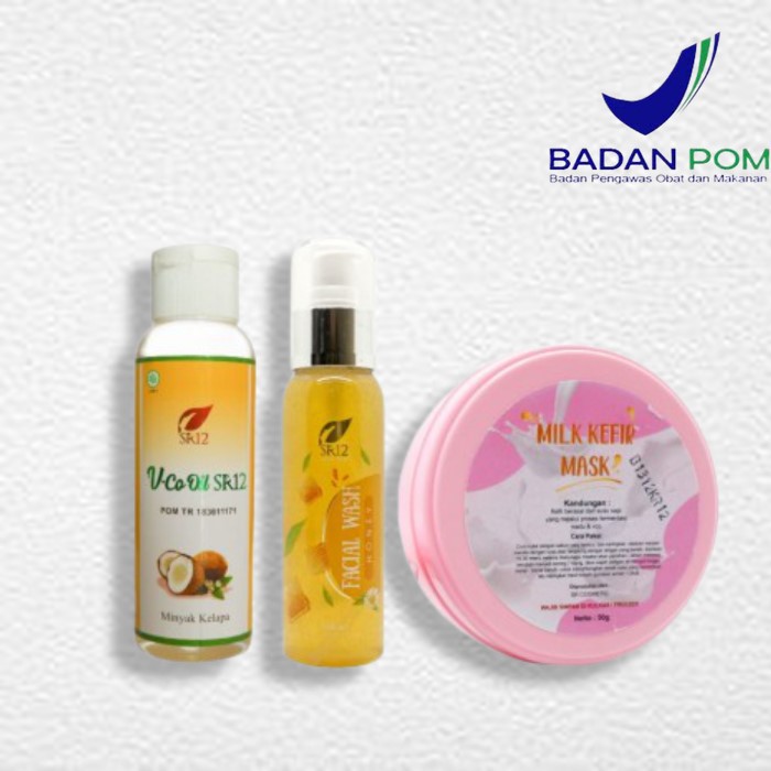 PAKET PEMULA SR12 - PERAWATAN WAJAH UNTUK KULIT KERING KUSAM