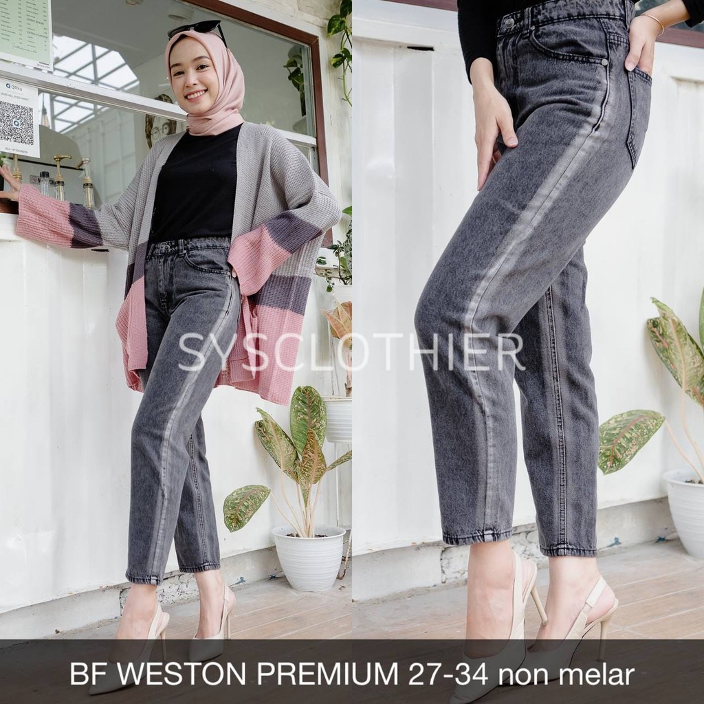 CELANA JEANS  WANITA BF WESTON PREMIUM