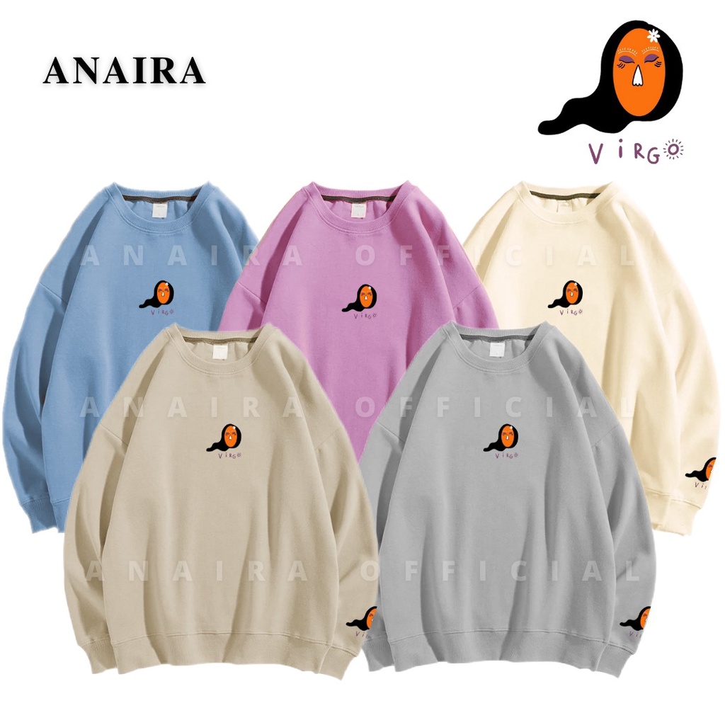 VIRGO SWEATER CREWNECK WANITA ANAIRAOFFICIAL