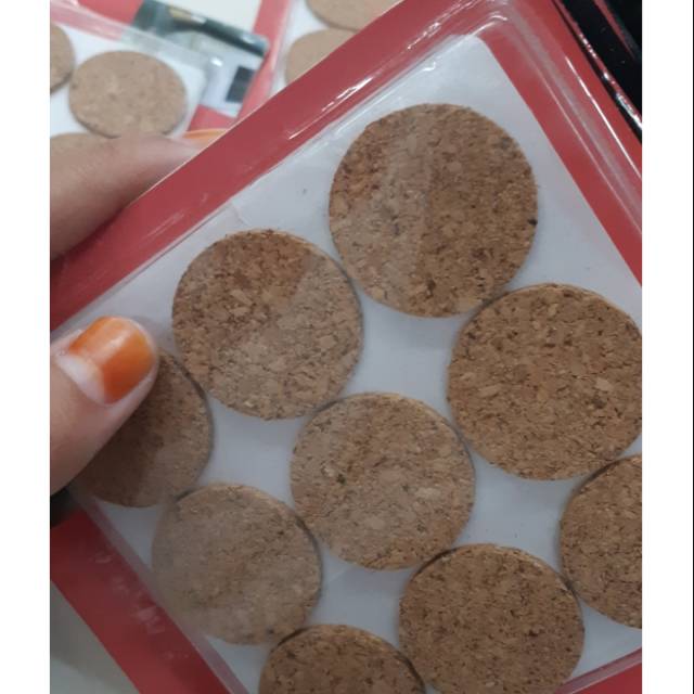 Pelindung kaki meja&bangku/alas kaki meja BULAT isi 9