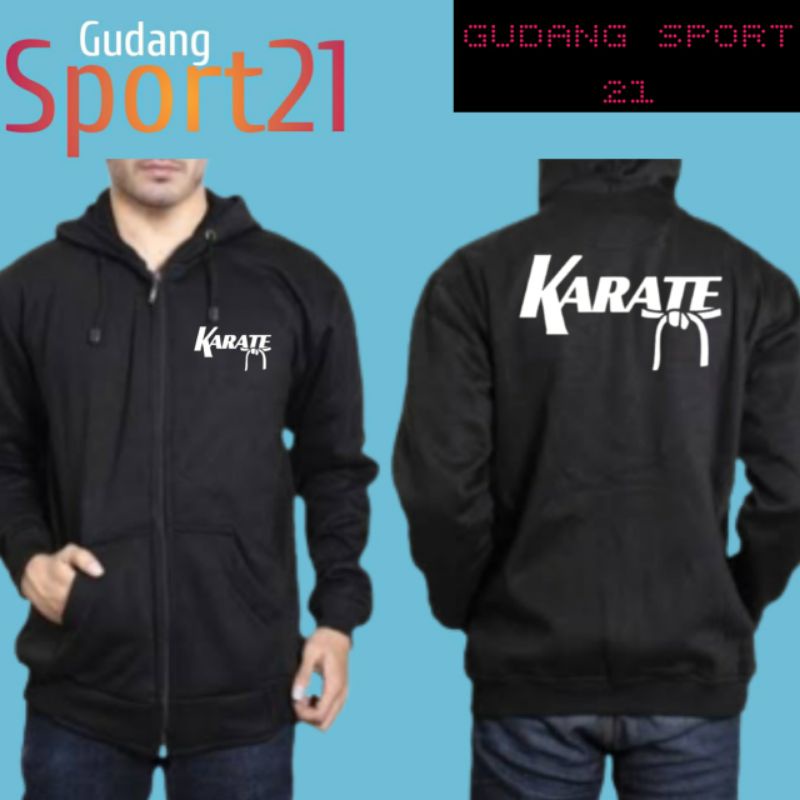 jaket ziper karate jaket karate