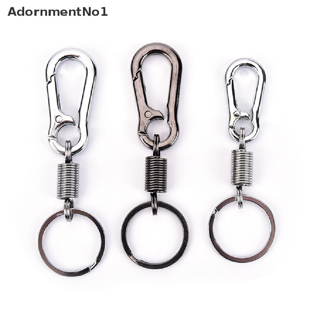 (AdornmentNo1) 1pc Gantungan Kunci carabiner Bentuk Labu Bahan Stainless steel anti Hilang