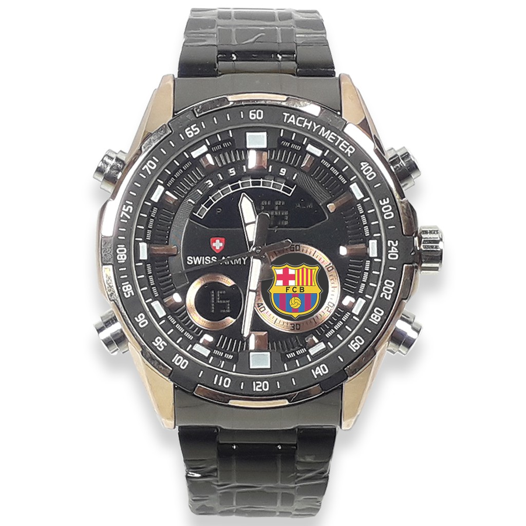 (EXCLUSIVE) Jam Tangan BARCELONA Rantai Double Time