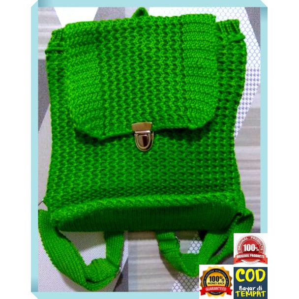 TAS RAJUT RANSEL LEMBANG MURAH - VV02