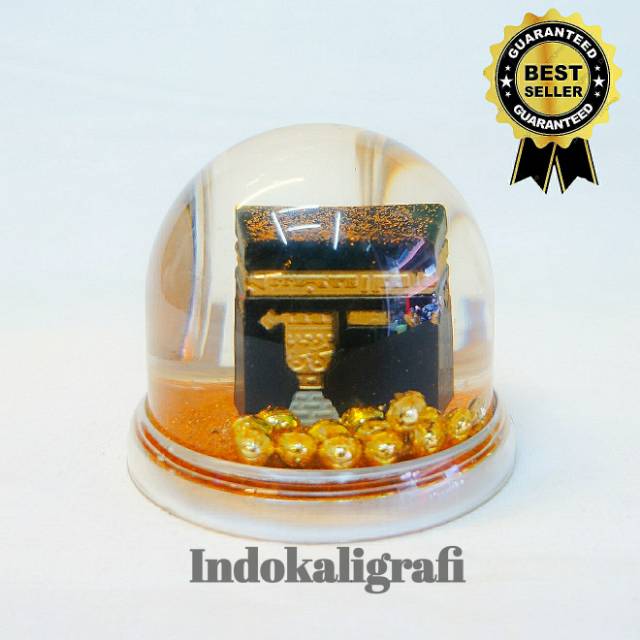 Oleh oleh Haji Miniatur Pajangan Bola KABAH Hiasan Meja Pen Holder Aksesoris Muslim