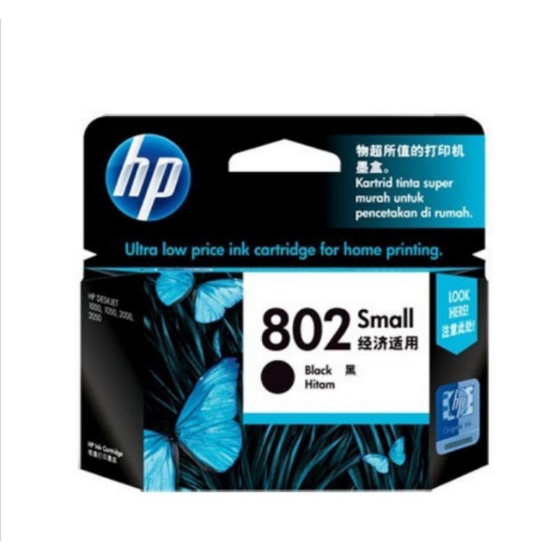 HP CARTRIDGE 802 BLACK-TRI COLOR /TINTA HP 802 ORIGINAL
