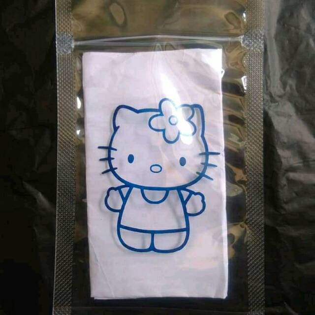 

Standing pouch sablon hello kity